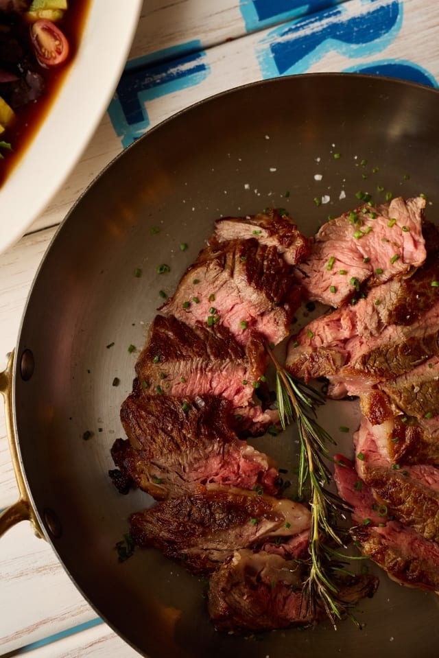 Prime Rib Eye Steak.