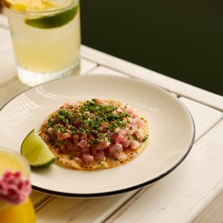 Tuna Tostada